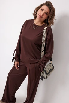 Костюм брючный 3098 мокко BegiModa