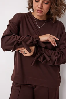 Костюм брючный 3098 мокко BegiModa