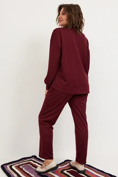 Костюм брючный 3100 вишня BegiModa