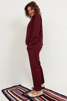 Костюм брючный 3100 вишня BegiModa
