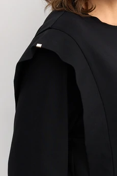 Костюм с юбкой 3101 черный BegiModa