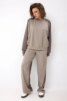 Костюм брючный 3102 фиолетовый кварц BegiModa