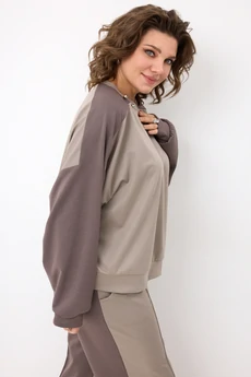 Костюм брючный 3102 фиолетовый кварц BegiModa