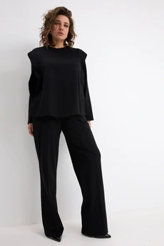 Костюм брючный 3104 черный BegiModa