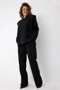 Костюм брючный 3104 черный BegiModa