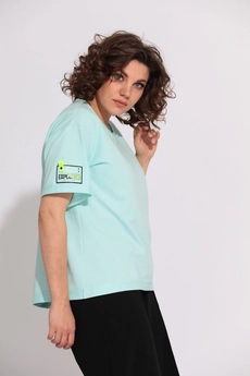 Блузка 4004 мятный BegiModa
