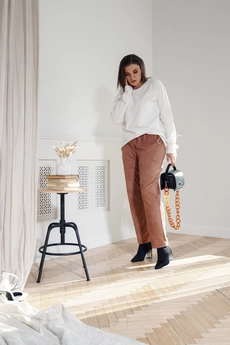 Блузка 4009 молочный BegiModa