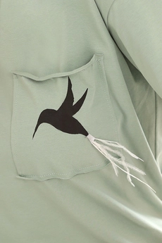 Блузка 4024 олива BegiModa