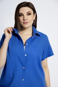 Блузка 4034 синий BegiModa