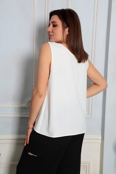 Блузка 4039 белый BegiModa