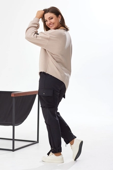Блузка 4065 кофе BegiModa
