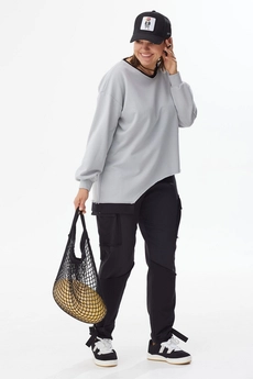 Блузка 4065 пепел BegiModa