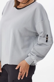 Блузка 4065 пепел BegiModa