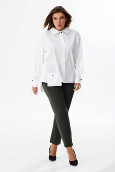 Блузка 4066 белый BegiModa