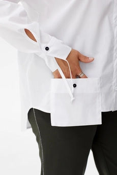 Блузка 4066 белый BegiModa