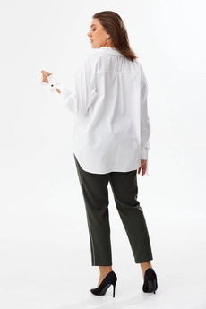 Блузка 4066 белый BegiModa
