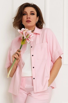Блузка 4084 розовый BegiModa