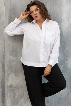 Блузка 4107 белый BegiModa