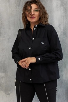 Блузка 4107 черный BegiModa