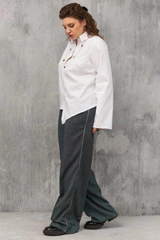 Блузка 4108 белый BegiModa