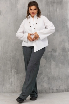 Блузка 4108 белый BegiModa