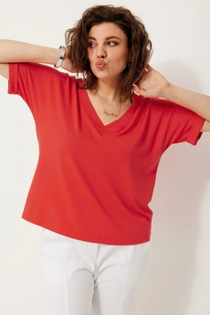 Блузка 4120 коралл BegiModa
