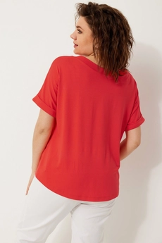 Блузка 4120 коралл BegiModa