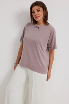 Футболка 4134 розовый пепел BegiModa