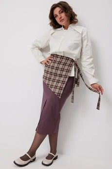 Блузка 4135 сливочный BegiModa