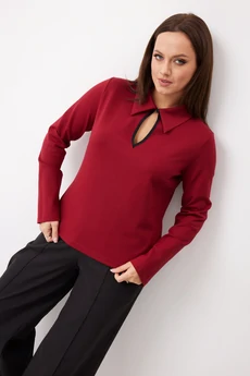 Блузка 4147 бордо BegiModa