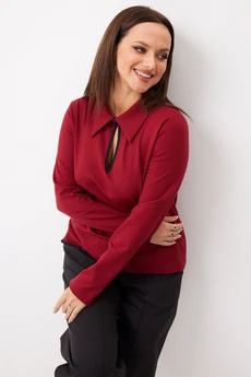 Блузка 4147 бордо BegiModa