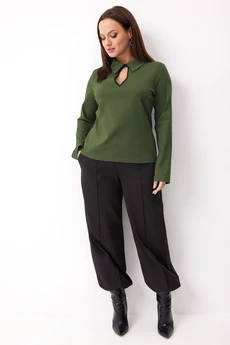 Блузка 4147 хаки BegiModa