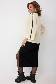 Джемпер 4149 топленое молоко BegiModa