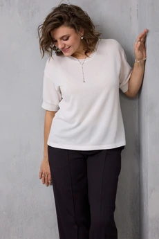 Джемпер 4153 молочный BegiModa