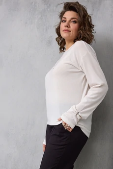 Джемпер 4154 молочный BegiModa