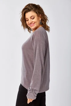 Джемпер 4154 фиолетовый пепел BegiModa