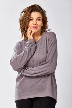 Джемпер 4154 фиолетовый пепел BegiModa