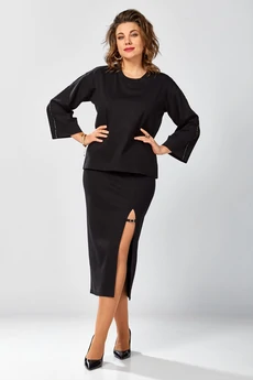 Джемпер 4155 черный BegiModa