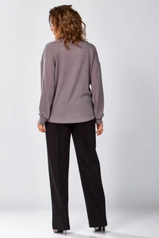 Джемпер 4156 фиолетовый пепел BegiModa