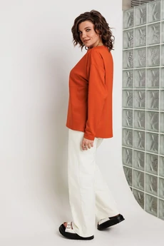 Джемпер 4158 оранж BegiModa