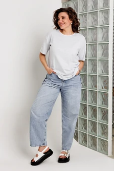 Футболка 4163 серый меланж BegiModa