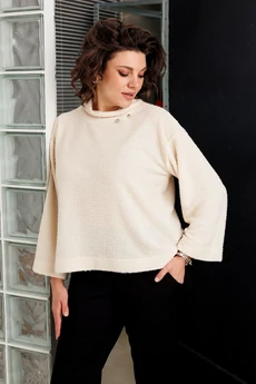 Джемпер 4165 топленое молоко BegiModa