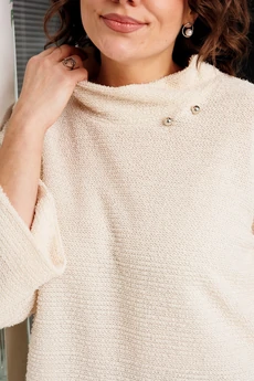 Джемпер 4165 топленое молоко BegiModa