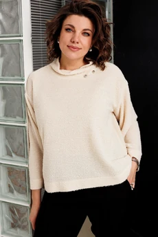 Джемпер 4165 топленое молоко BegiModa