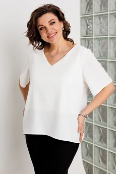 Блузка 4166 белый BegiModa