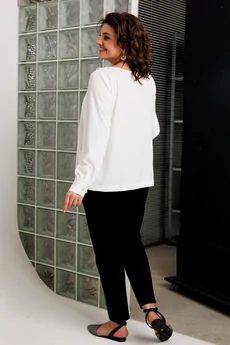 Блузка 4167 белый BegiModa