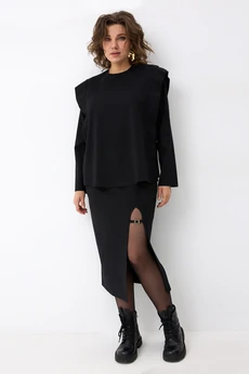 Юбка 5017 черный BegiModa