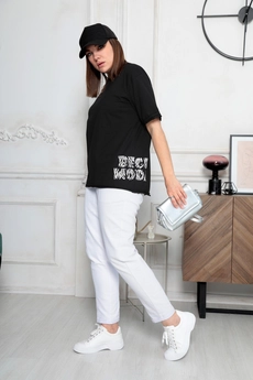 Брюки 6021 молочный BegiModa