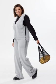 Брюки 6038 пепел BegiModa