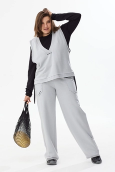 Брюки 6038 пепел BegiModa